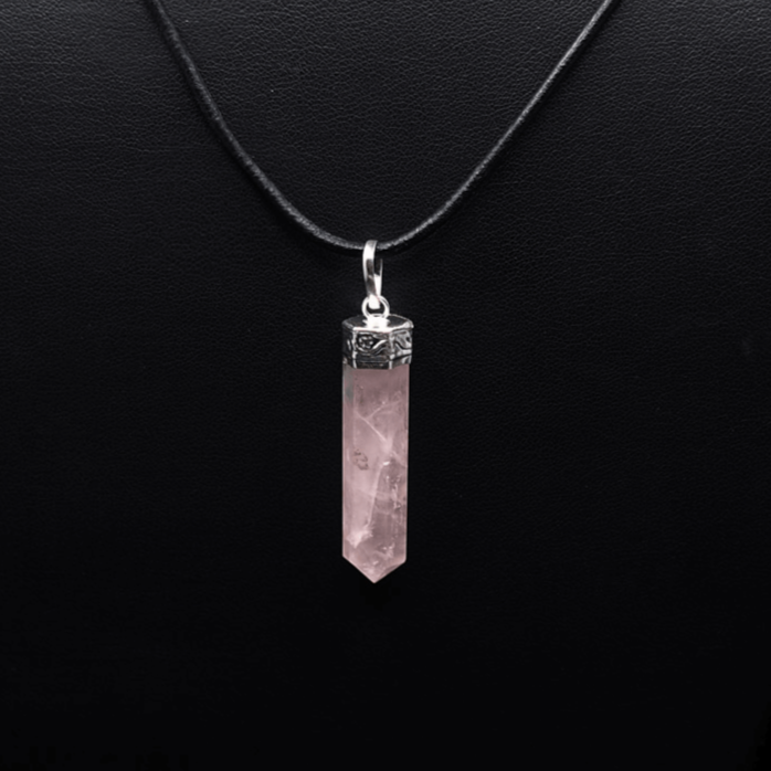 Stone pendant, Rose quartz