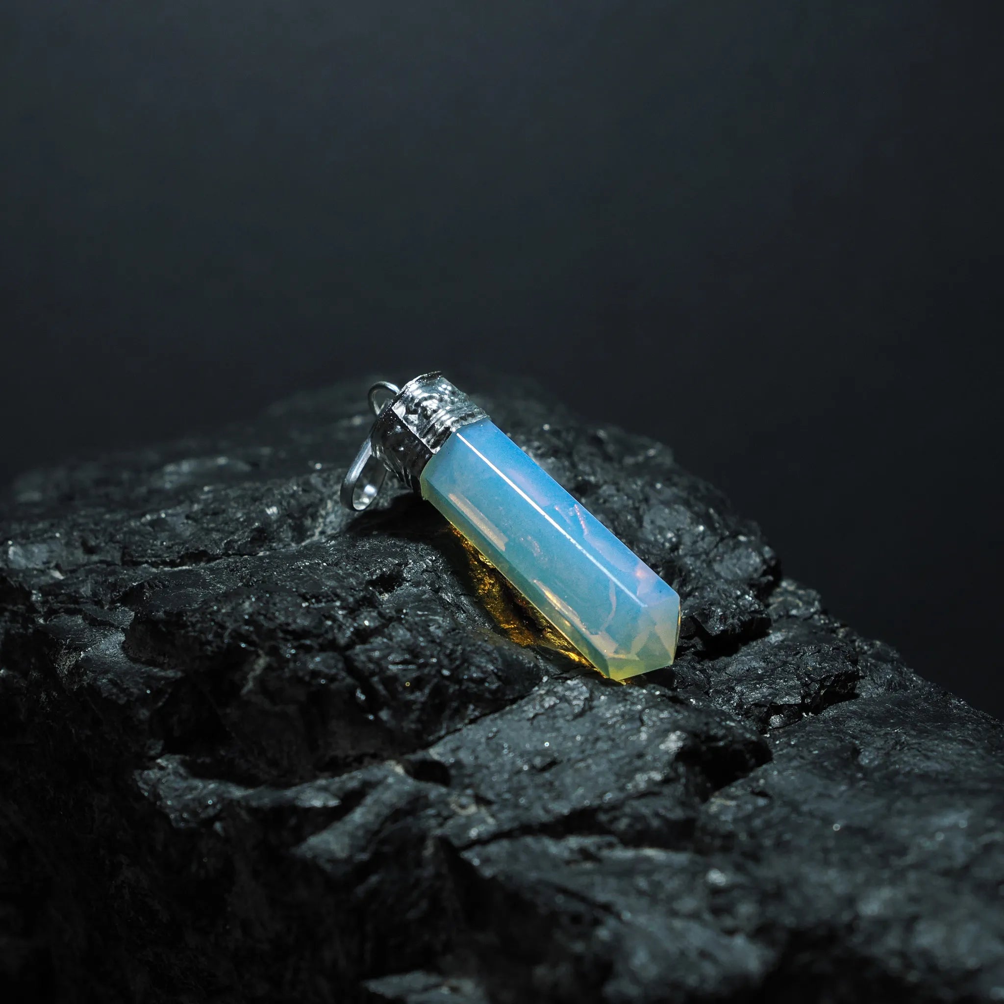 Stone pendant with Opalite