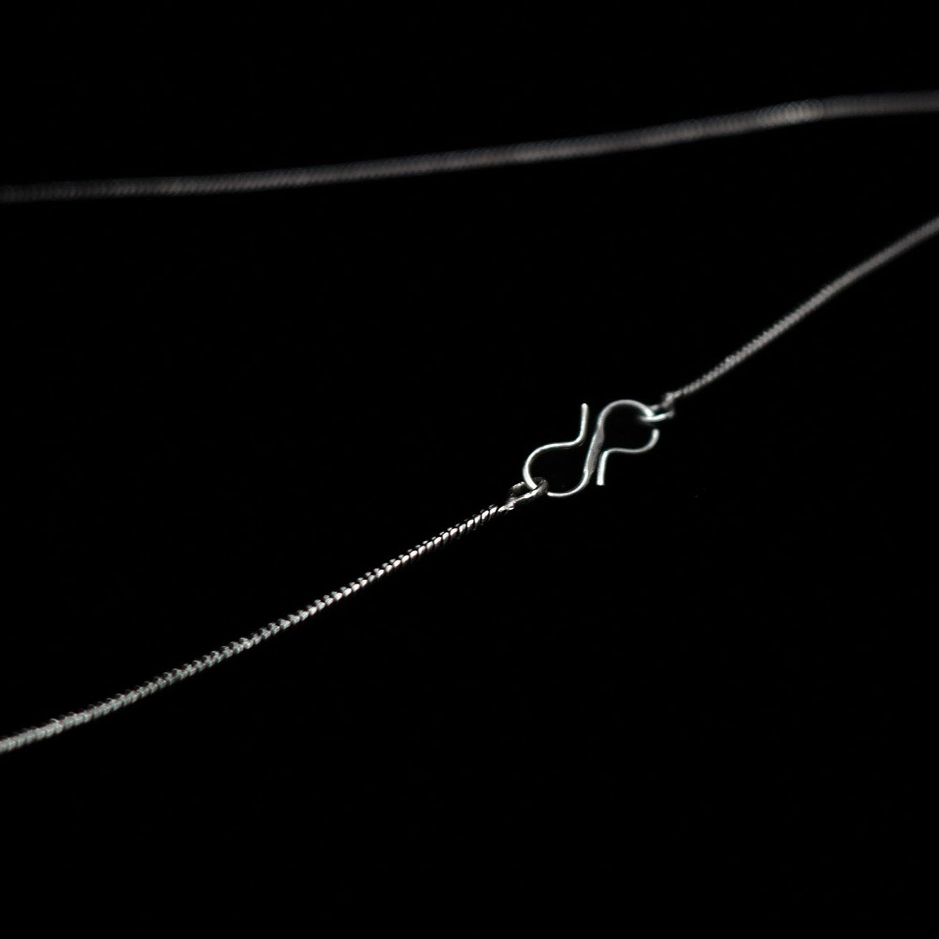 Kedja, silverpläterad 45 cm