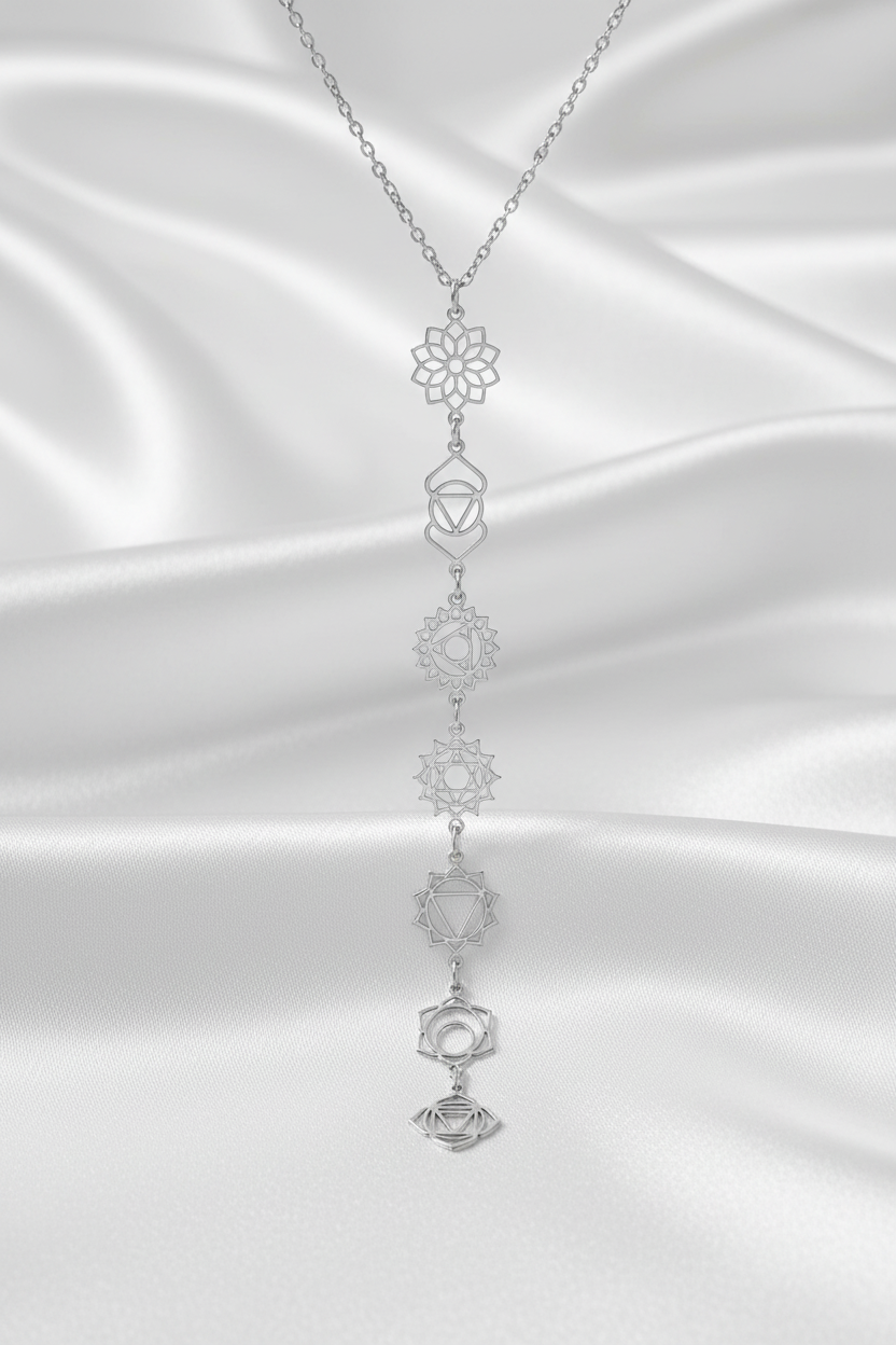 Chakra halsband vertikalt