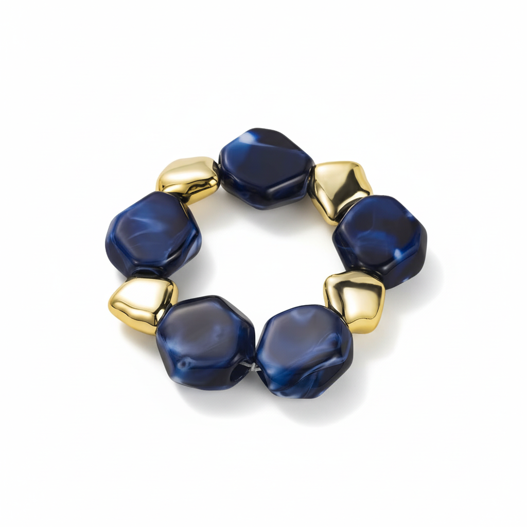 Elegant blått armband